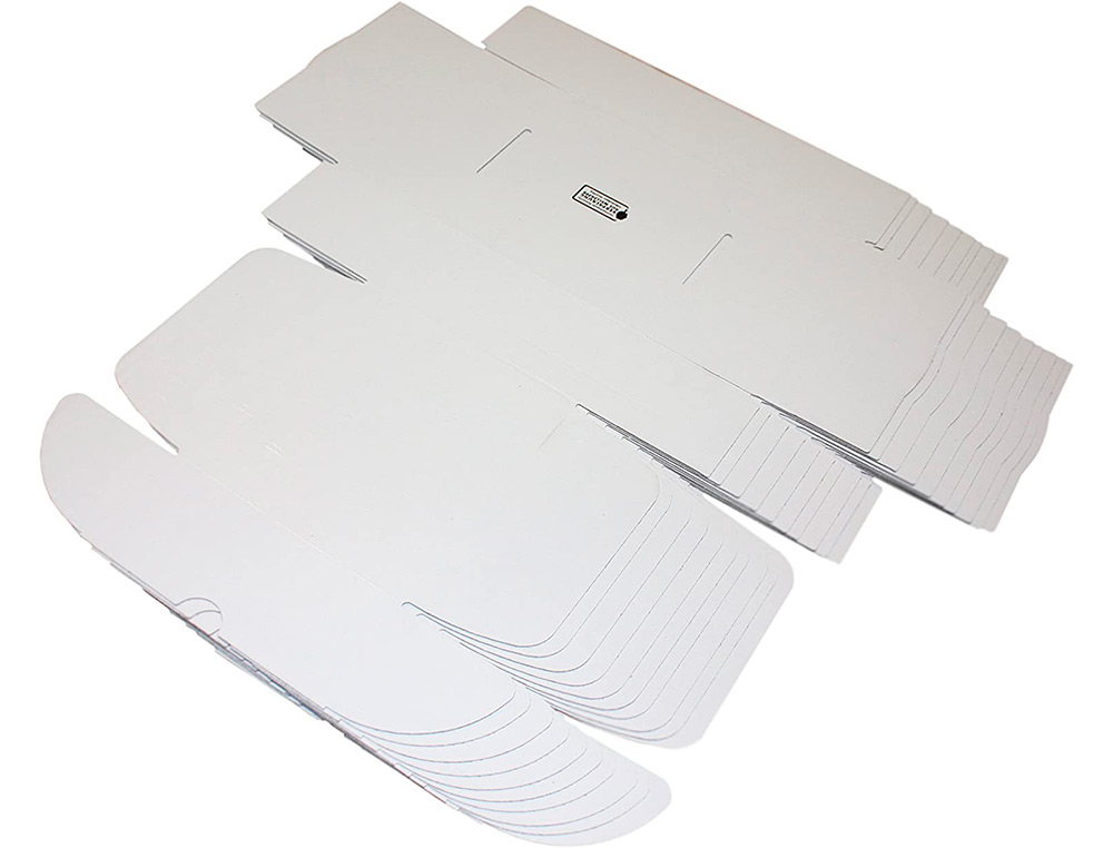 BOITE EXPEDITION CADEAU KRAFT BLANC INTERIEUR ET EXTERIEUR  241X166X94MM LOT DE 2 BOITES