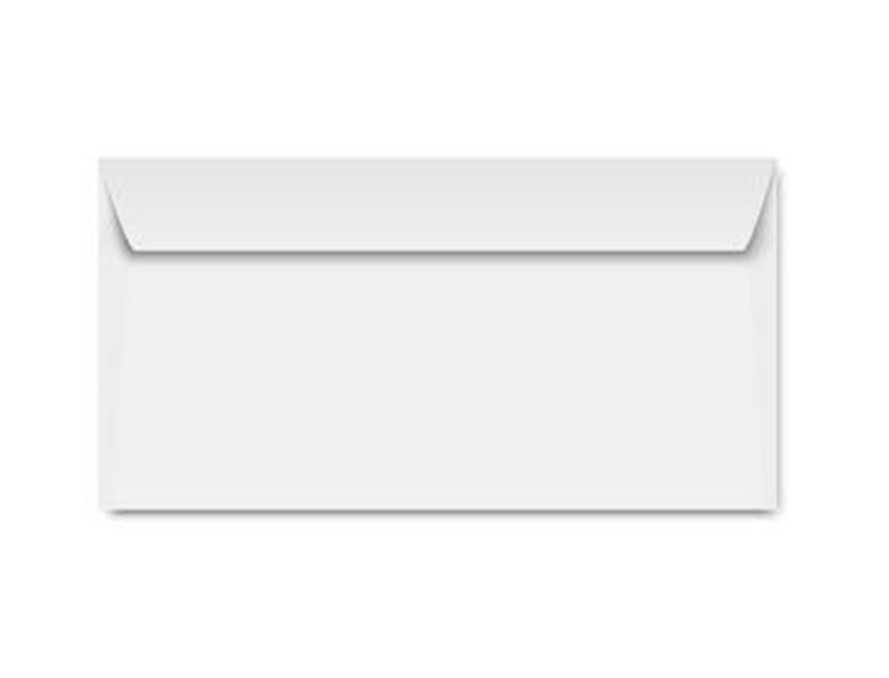 ENVELOPPE CLAIREFONTAINE BANDE DE PROTECTION 90G 110X220MM BLANCHE BOITE DE 250 UNITES