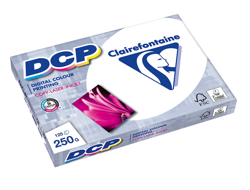PAPIER CLAIREFONTAINE MULTIFONCTION LASER COULEUR DCP SRA3 120G/M2 BLANC PAQUET 250 FEUILLES