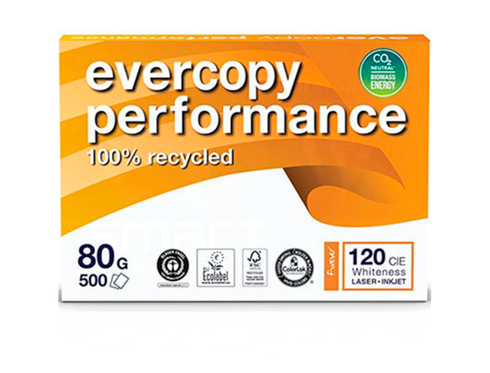 PAPIER CLAIREFONTAINE EVERCOPY PERFORM MULTIFONCTION LASER COULEUR HAUTE QUALITE A4 80G/M2 BLANC
