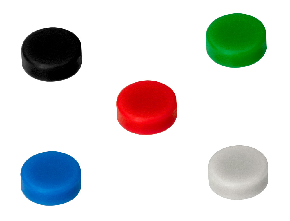 AIMANT LIDERPAPEL ECOUSE PP 20MM POUR TABLEAUX            MAGNETIQUES COLORIS ASSORTIS  BOITE 10 UNITES