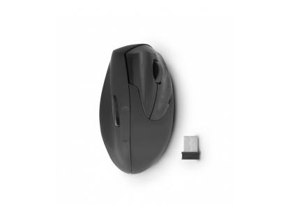 SOURIS SANS FIL ERGONOMIQUE VERTICALE POUR DROITIERS OPTIQUE 4 BOUTONS 2,4GHZ RECEPTEUR SANS FIL USB