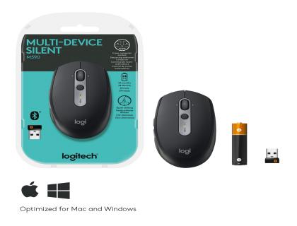 SOURIS LOGITECH M590 OPTIQUE 7 BOUTONS  SANS FIL BLUETOOTH SILENCIEUSE MULTIDISPOSITIF