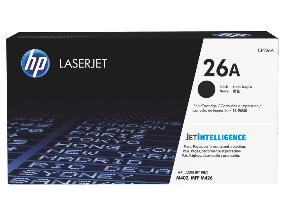 TONER LASER HP 26A POUR LASERJET PRO M402/MFP M426 COULEUR NOIR 3100P