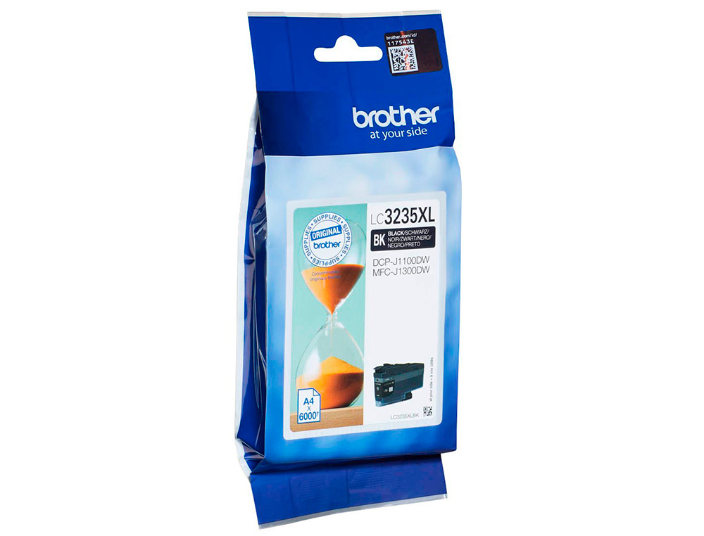 CARTOUCHE  BROTHER JET D'ENCRE LC3235XLBK  COULEUR   NOIR 6000 PAG