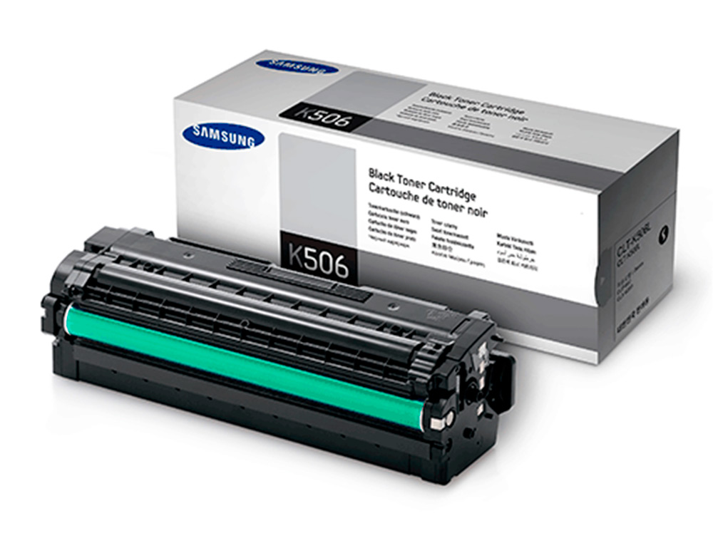 CARTOUCHE SAMSUNG CLT-K506L COULEUR NOIR 6000 PAG
