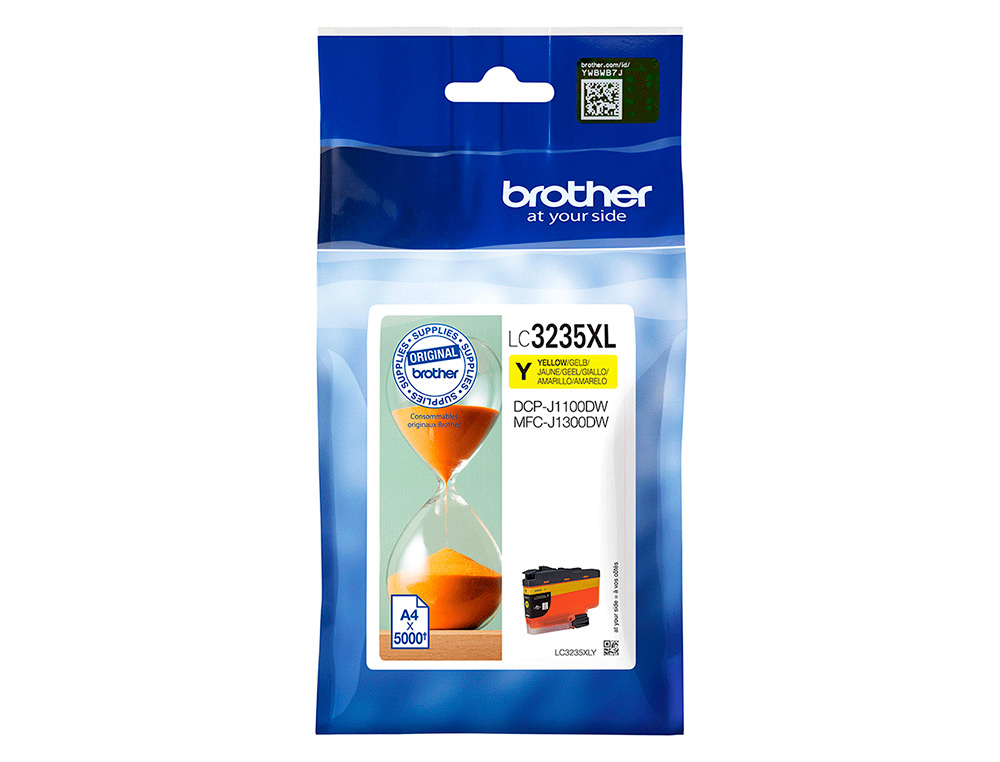CARTOUCHE BROTHER JET D'ENCRE LC3235XLY  COULEUR JAUNE 5000 PAG