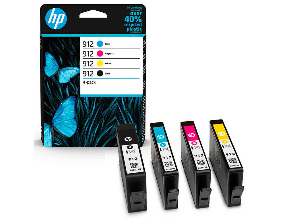 CARTOUCHE HP LASERJET 912 -6ZC74AE MULTI PACK NOIR/ CYAN/MAGENTA/JAUNE