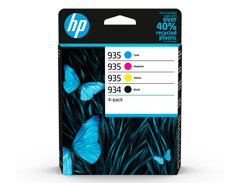 CARTOUCHE HP LASERJET 934/935 -Y 6ZC72AE  MULTI PACK NOIR/  CYAN/MAGENTA/JAUNE