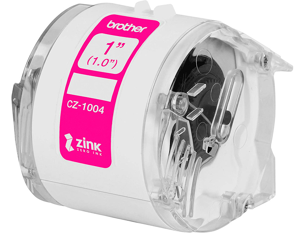 RUBAN BROTHER CZ1004 25MM/5M ETIQUETTE IMPRESSION COULEUR