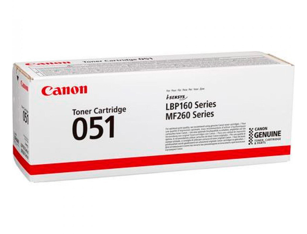 CARTOUCHE LASER CANON CRG 051 COULEUR NOIR 1700 PAG