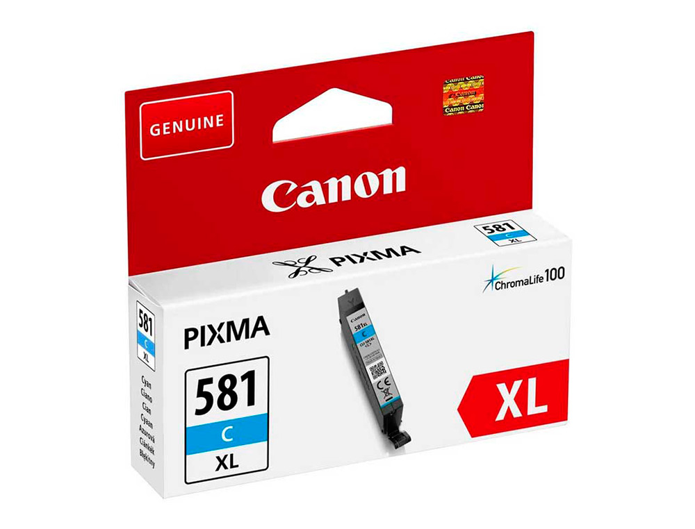 CARTOUCHE CANON JET D'ENCRE CLI-581XL COULEUR CYAN