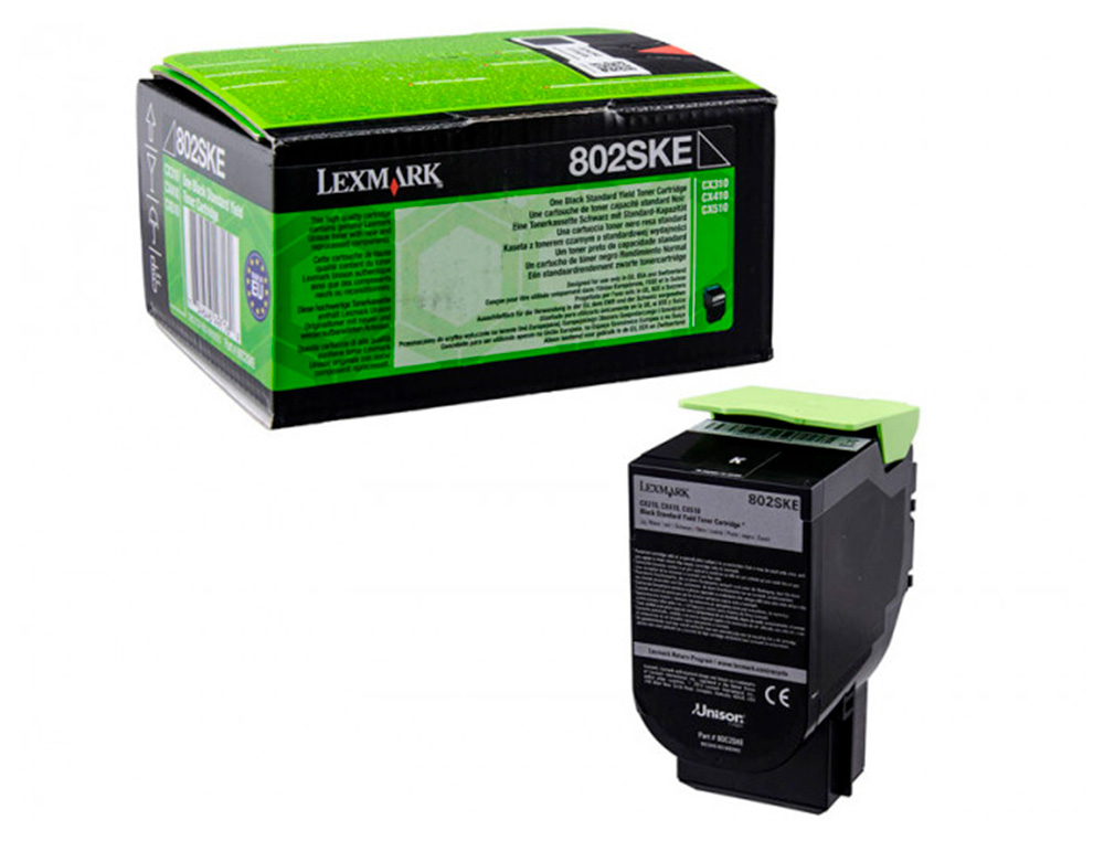 TONER LEXMARK 80C2SKE COULEUR NOIR 2500 PAG