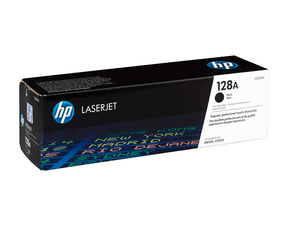 CARTOUCHE HP CE320A -HP128A COULEUR NOIR 1300 PAG