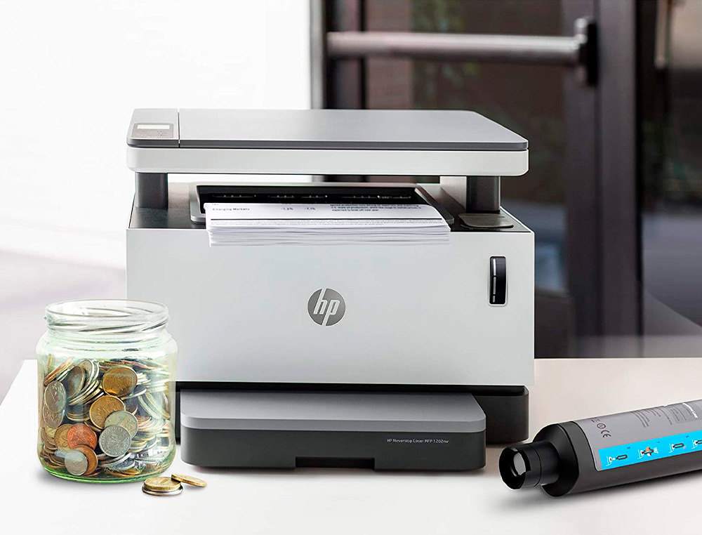 IMPRIMANTE MULTIFONCTION HP NEVERSTOP LASER 1202NW ETHERNET WIFI 20 PPM BANDEJA 150 HOJAS SCANNER