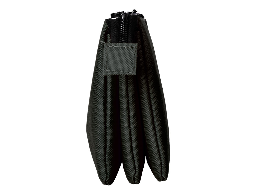 TROUSSE SCOLAIRE ANTARTIK PLATE 3 COMPARTIMENTS 220X30X120MM COLORIS NOIR