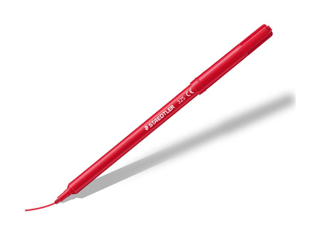 STYLO FEUTRE STAEDTLER 325 POINTE MOYENNE 1MM PACK DE 12 COULEURS ASSORTIES