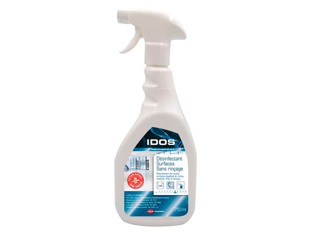 DESINFECTANT DE SURFACES COLDIS SANS RINCAGE MEDICAL SPRAY 750ML