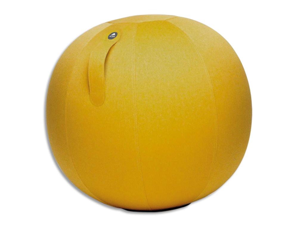 BALLON D'ASSISE ALBA ERGONOMIQUE PVC ET TISSU POLYESTER SAFRANáá