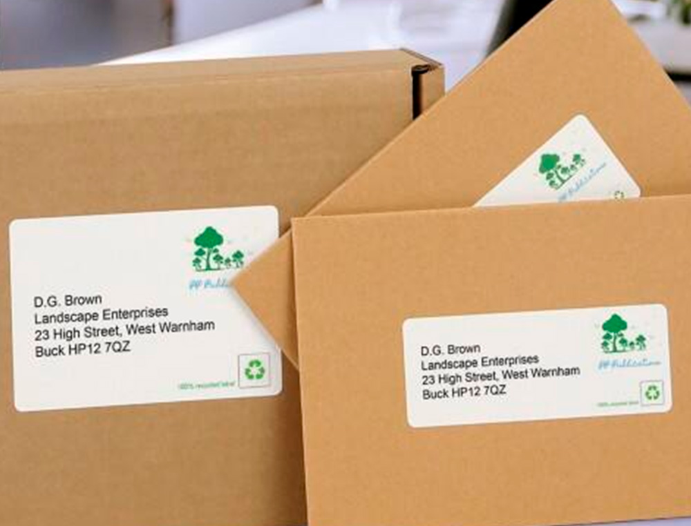 ETIQUETTE AUTOCOLLANTE AVERY ADRESSE RECYCLEE LASER BLANC 99,1 X 38,1MM BOITE DE 210