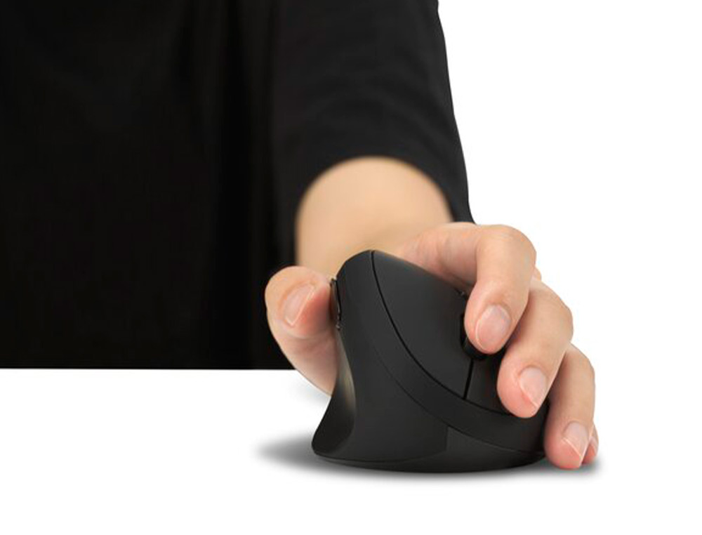 SOURIS KENSINGTON SANS FIL DESIGN VERTICAL ERGONOMIQUE   POR FIT 2,4GH. 4 BOUTONS