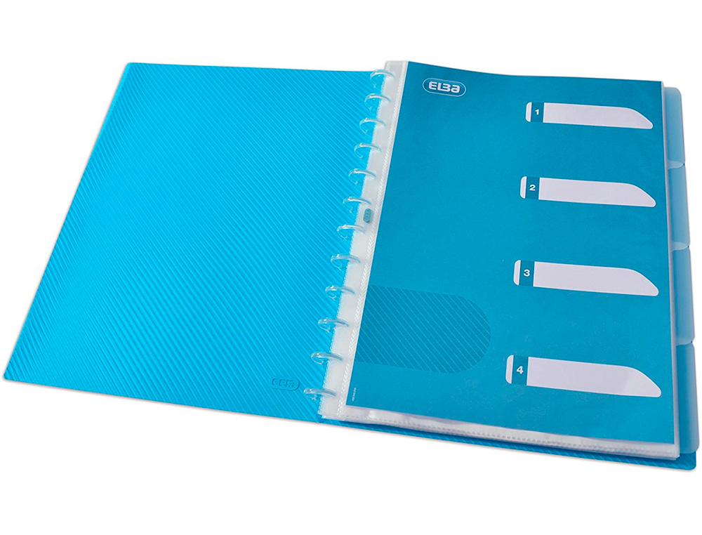 PROTEGE-DOCUMENTS AMOVIBLE HAWAI A4 30 POCHETTES VARIOZIP POLYPROPYLENE INCOLORE