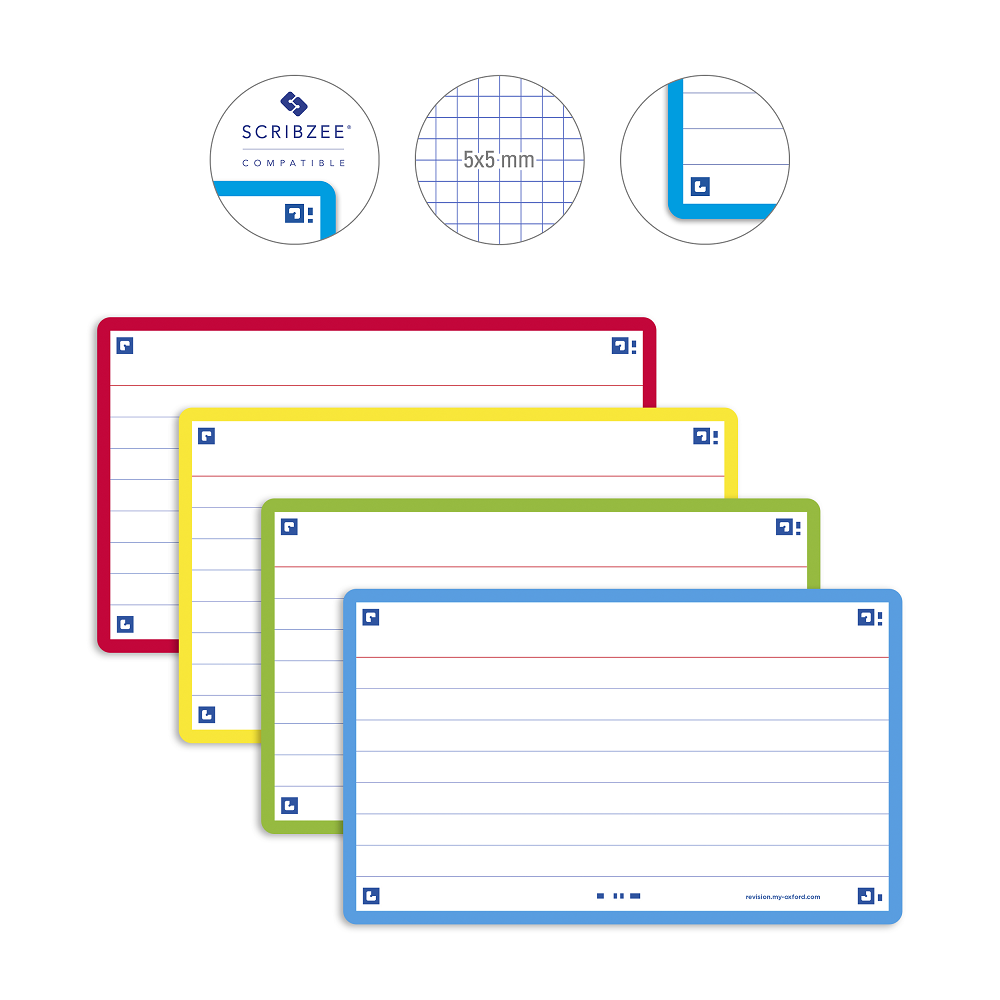 FICHES BRISTOL OXFORD FLASH 2.0 75X125MM 32 FICHES/FILM L7MM COULEUR ASSORTIES