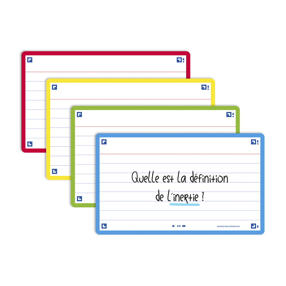 FICHES BRISTOL OXFORD FLASH 2.0 75X125MM 32 FICHES/FILM L7MM COULEUR ASSORTIES