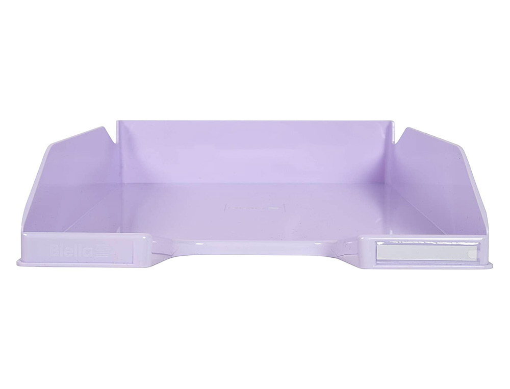 CORBEILLE A COURRIER EXACOMPTA COMBO MIDI  POUR    DOCUMENTS A4 MAUVE PASTEL     GLOSSY