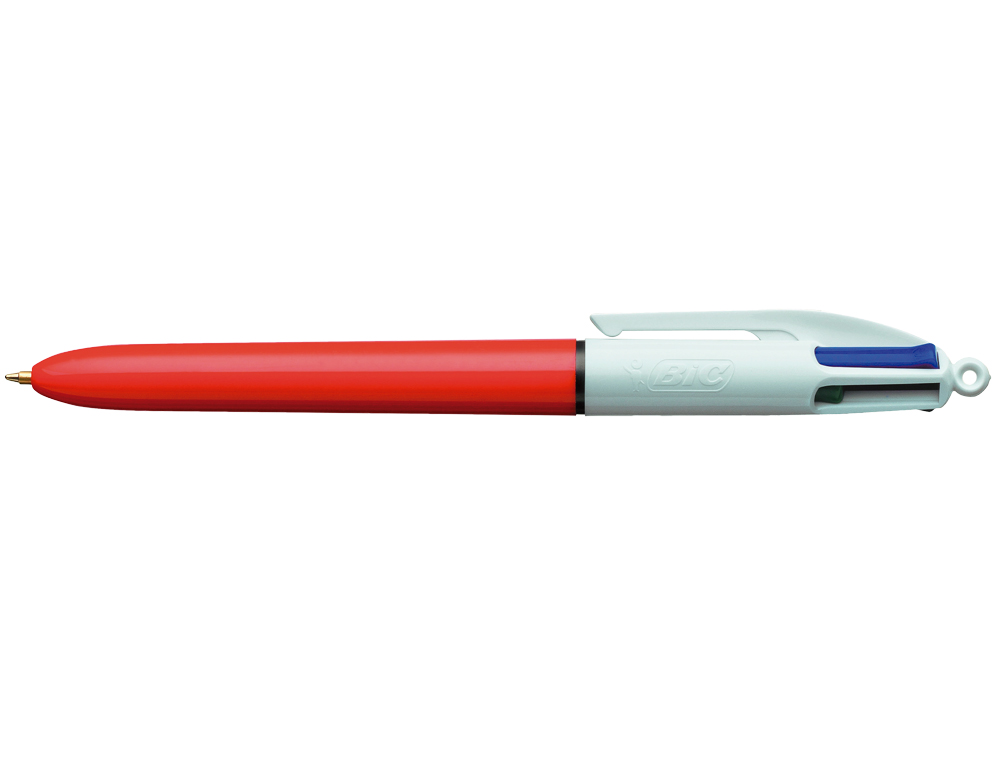 STYLO-BILLE BIC 4 COULEURS GRIP PRO POINTE FINE ENCRE CLASSIQUE RTRACTABLE RECHARGEABLE 4 COULEURS STANDARD