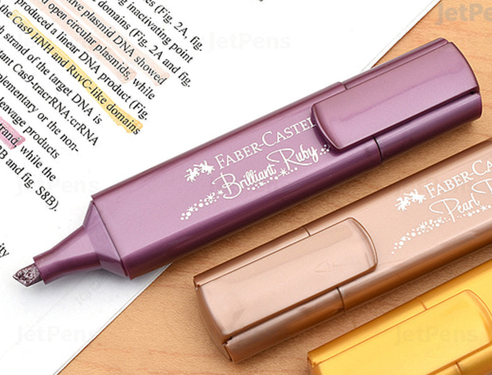 SURLIGNEUR FABER CASTELL TEXLINER TL 46 METALLIC BRILLANT RUBY