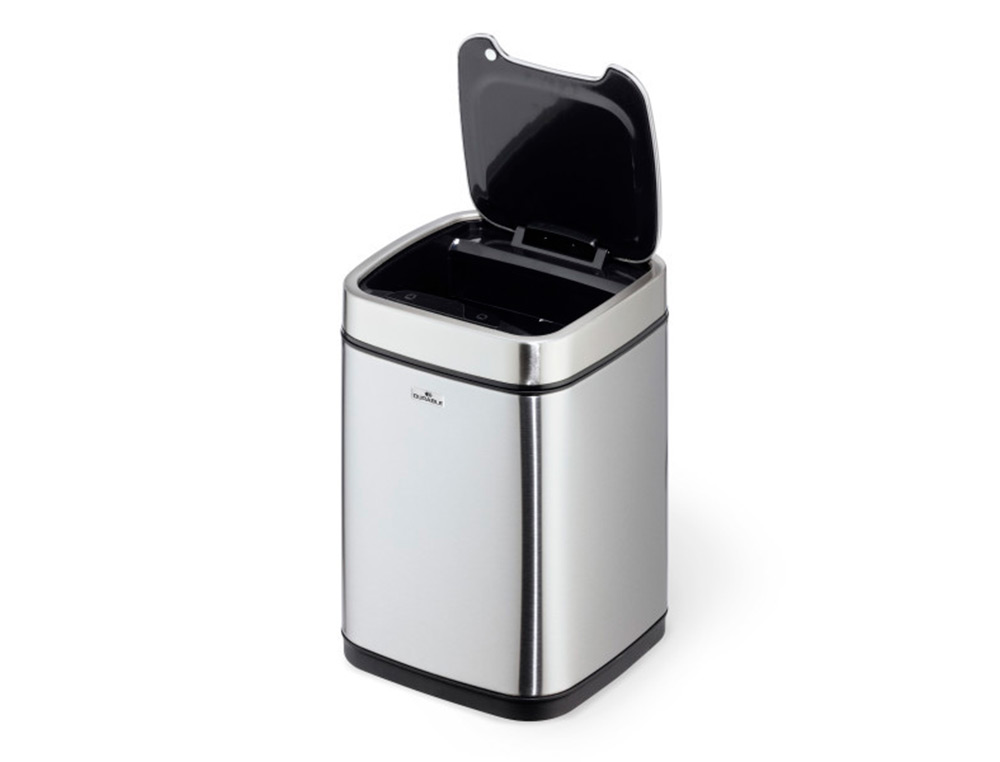 POUBELLE DURABLE A CAPTEUR AUTOMATIQUE ACIER INOXIDABLE A