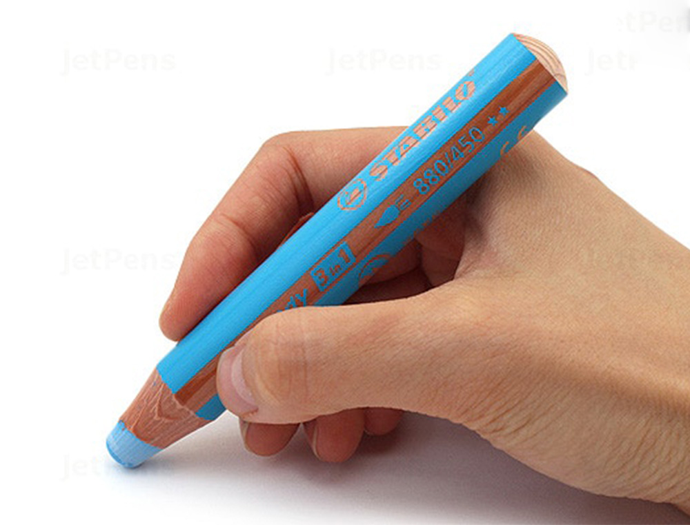 CRAYON MULTI TALENTS STABILO WOODY 3 IN 1 CYAN