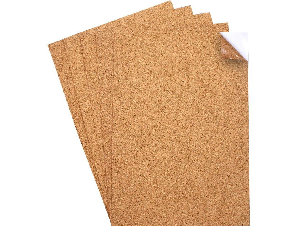 COUPONS SODERTEX FEUILLES DE CUIR VEGETAL - 21 X 29,7 CM - 5 PCS - 1 COLORIS