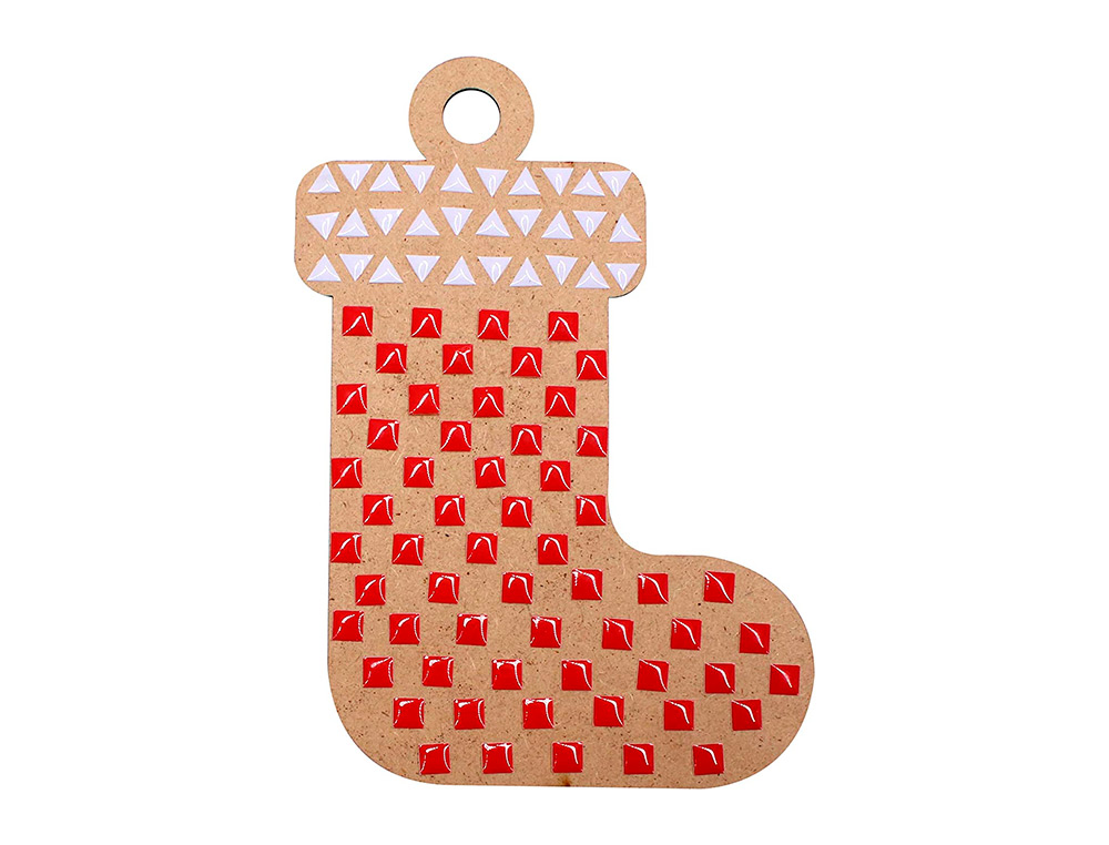 FORMES DE NO L SODERTEX PLEINES EN BOIS + FILS DOR S - 2 MM - 14 CM - 5 FORMES - 50 PCS - 1 COLORIS