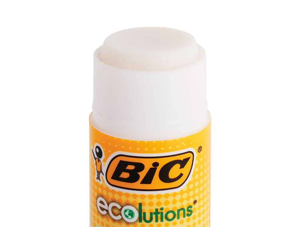 COLLE BIC  ECOLUTIONS  GLUE STICK - LAVABLE - TUBE DE 36  GR BOITE DE 12