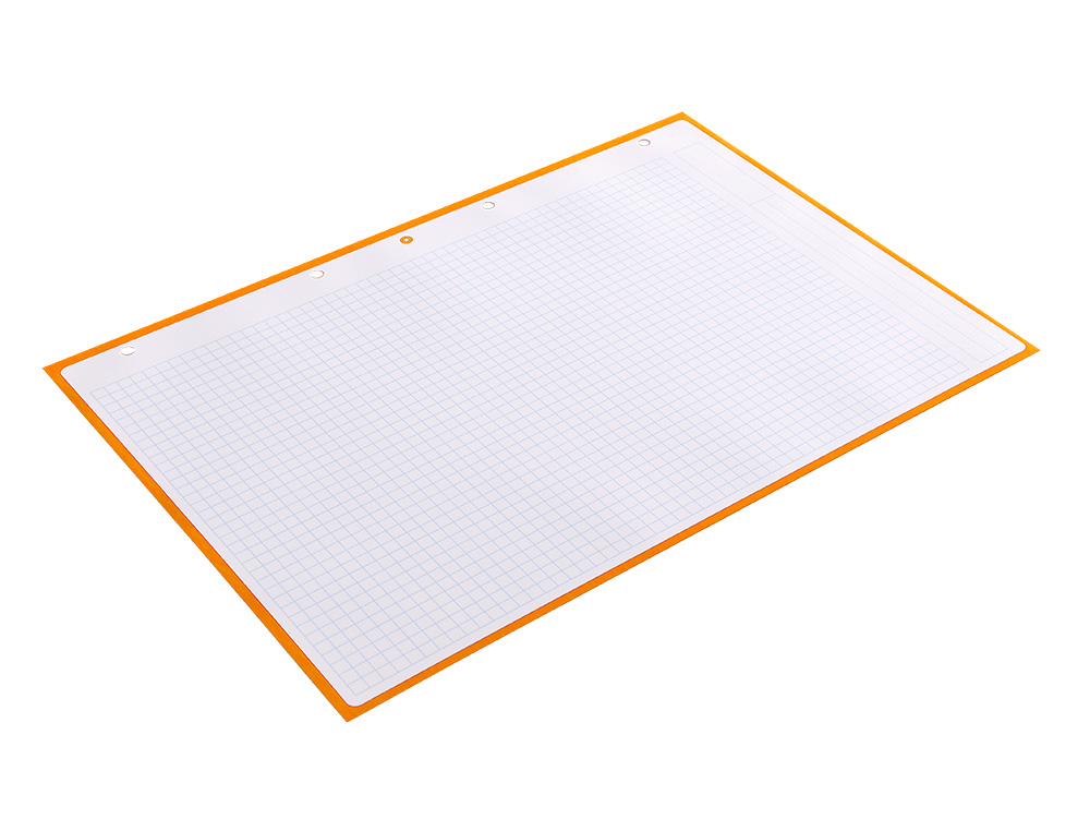FEUILLET MOBILE ANTARTIK A4 80FEUILLES 100G QUADRILLAGE 5MM 4 TROUS BORD COLORIS JAUNE