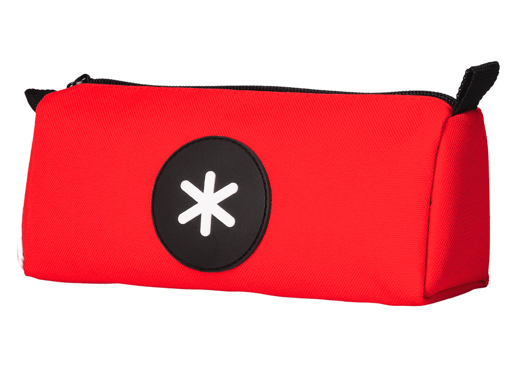 TROUSSE SCOLAIRE ANTARTIK 1COMPARTIMENT 210X70X80MM     COLORIS ROUGE