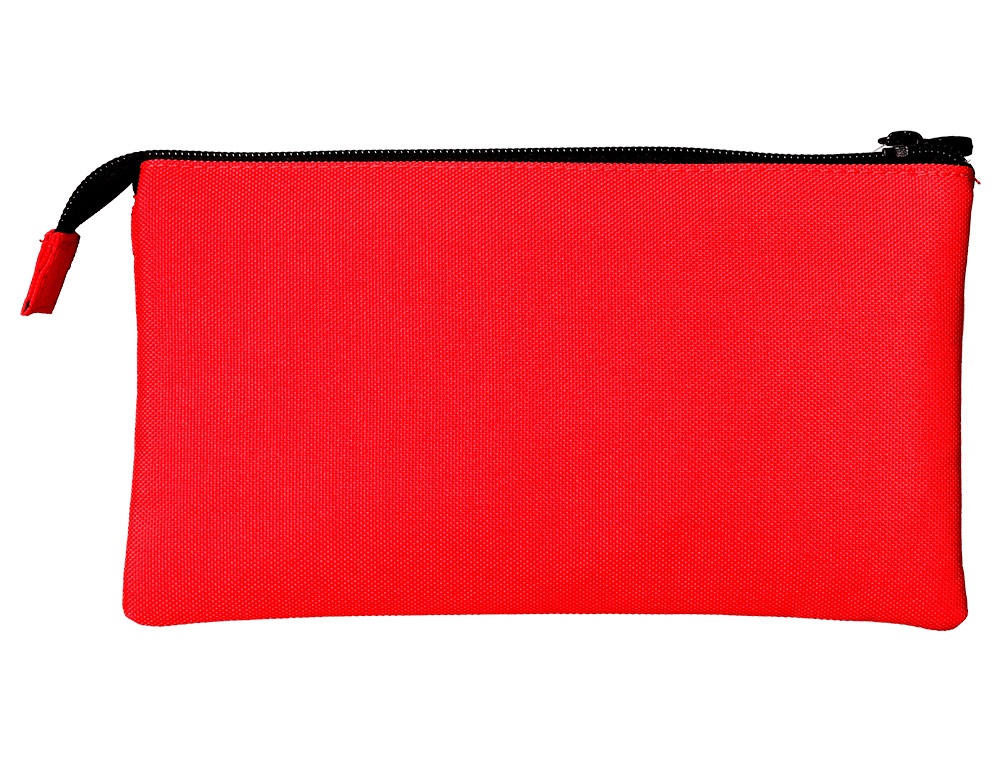 TROUSSE SCOLAIRE ANTARTIKPLATE 3               COMPARTIMENTS220X30X120MM     COLORIS ROUGE