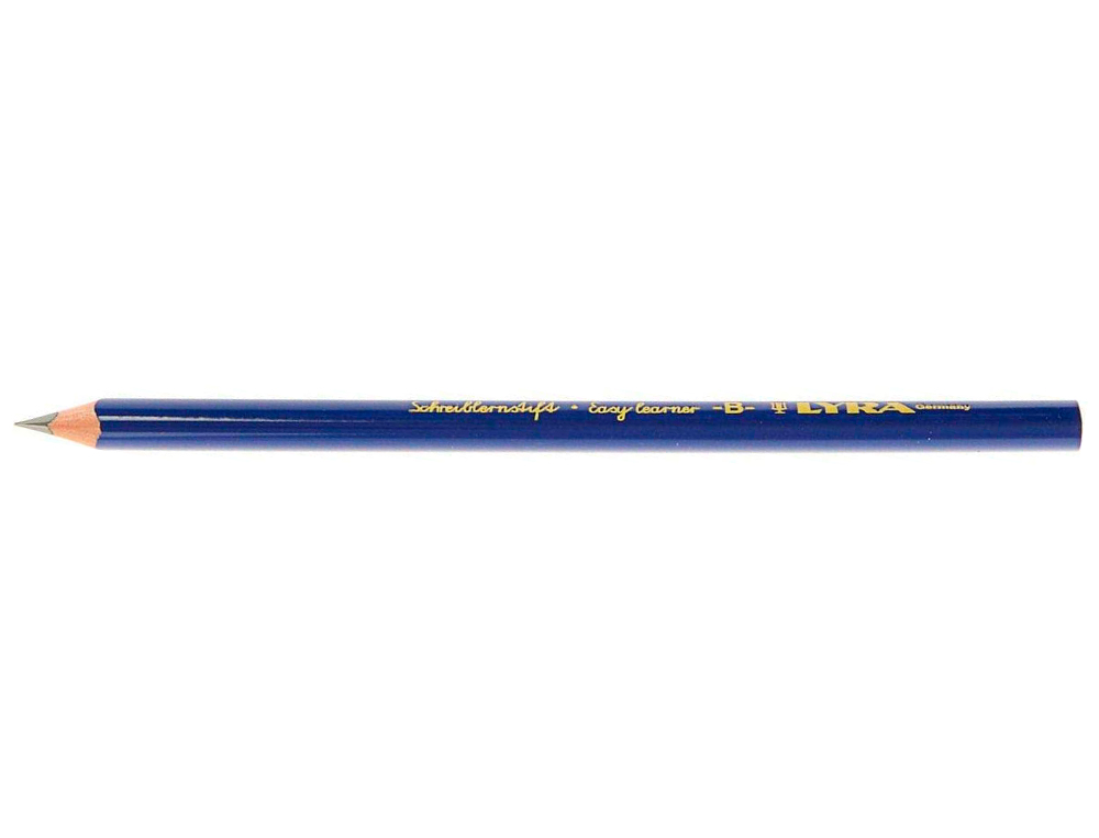 CRAYON GRAPHITE LYRA D'INITIATION À L'ÉCRITURE CORPS TRIANGULAIRE MINE B 4MM DIAMÈTRE 9MM