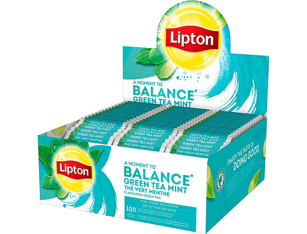 THE LIPTON FEEL GOODVERT MENTHE 100 SCHT