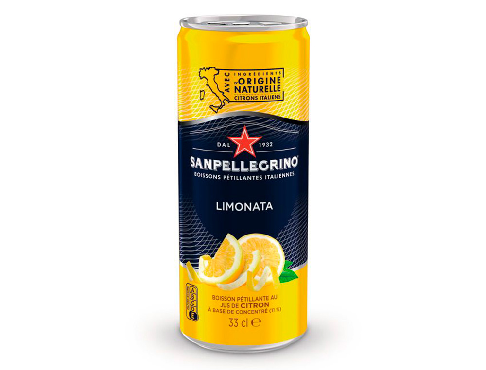 EAU GAZ SAN PELL LIMONA SLIM CAN 33CL/24