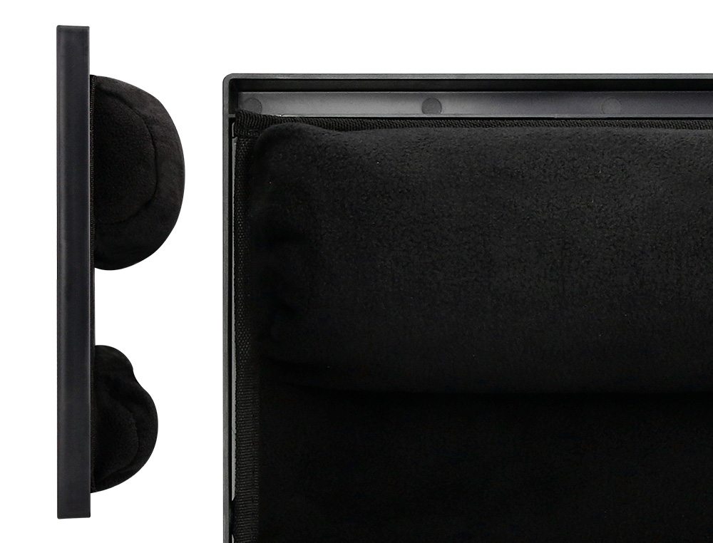 SUPPORT Q-CONNECT ORDINATEUR PORTABLE TAPIS DE SOURIS ET SUPPORT TELEPHONE 7 REGLAGES EN HAUTEUR COLORIS NOIR