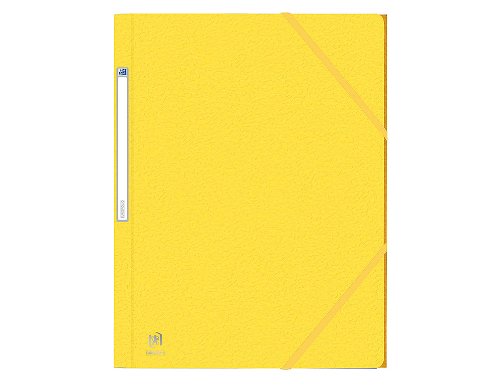 CHEMISE ELASTIQUE 3 RABATS OXFORD EUROFOLIO+ A4 JAUNE