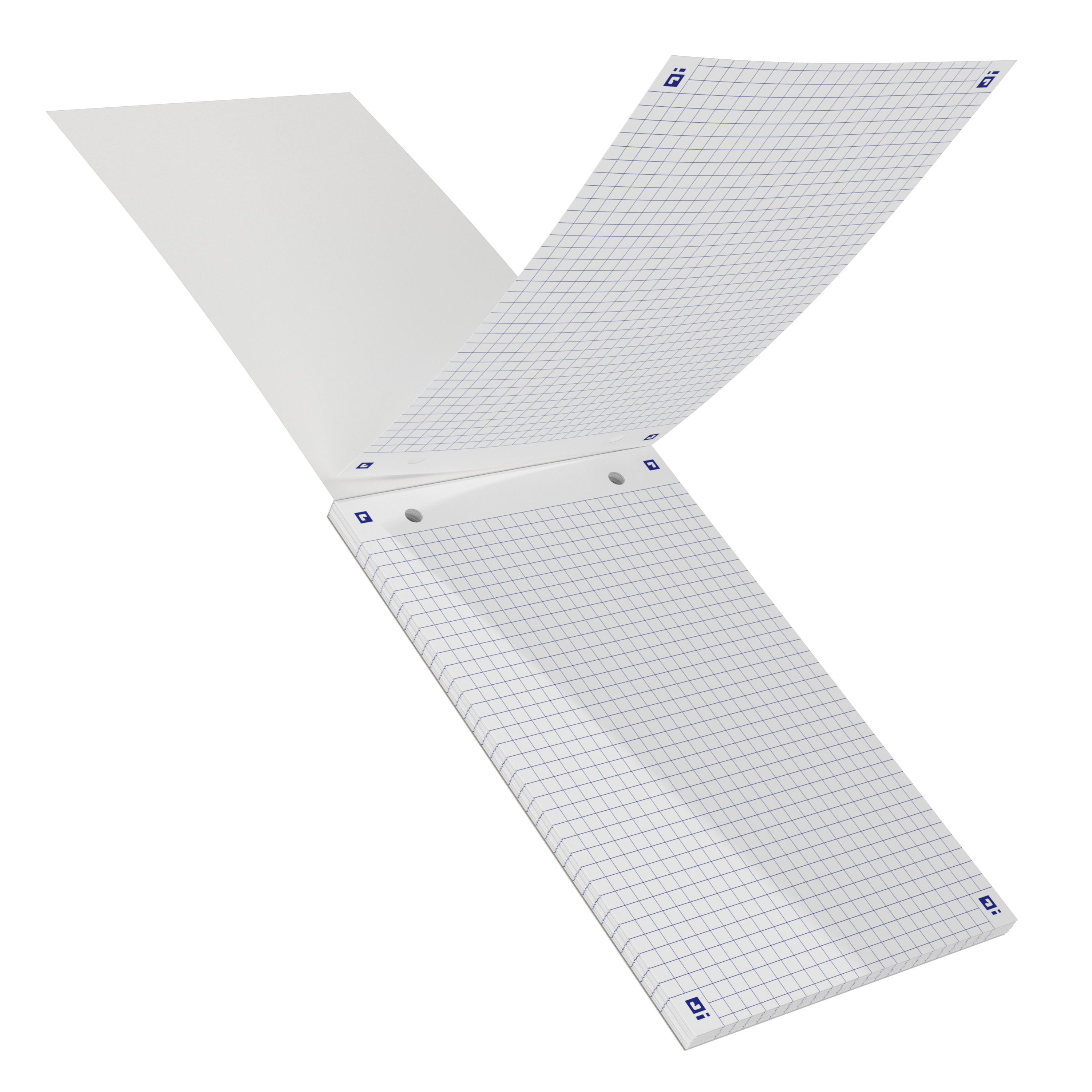 BLOC DE FICHES BRISTOL OXFORD 125X200 30 FICHES PERFOREES   Q5/5 BLANC