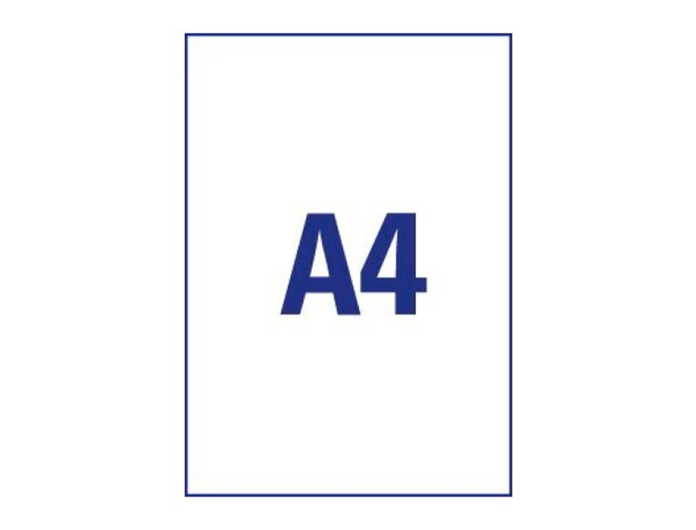 STICKERS AVERY TRANSPARENT BRILLANT A4 JET D ENCRE       PAQUET DE 6