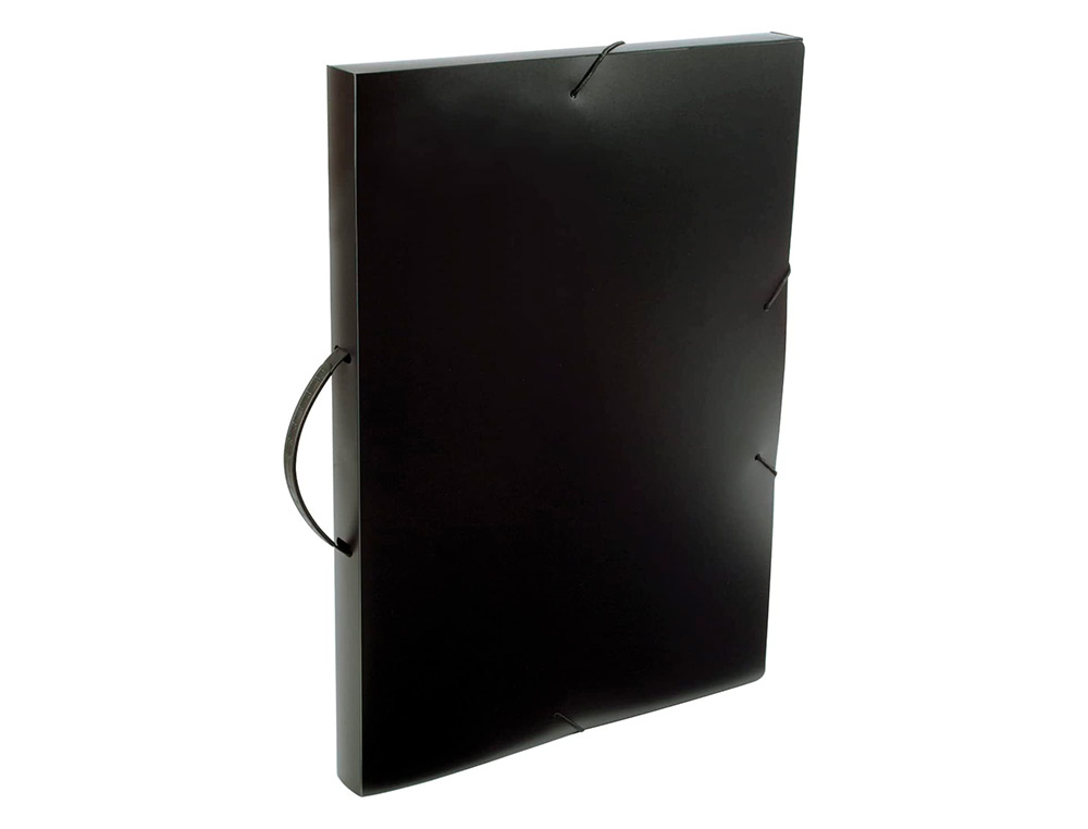 BOITE DE CLASSEMENT HANDELBOX DOS 3CM POLYPROPYLENE A3 42,5X30,5X3CM COLORIS NOIR