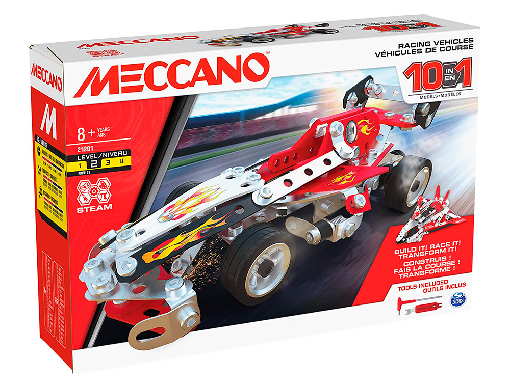 JEU DE CONSTRUCTION MECCANO VOITURES DE COURSE 10 MOD LES 225 PI CES