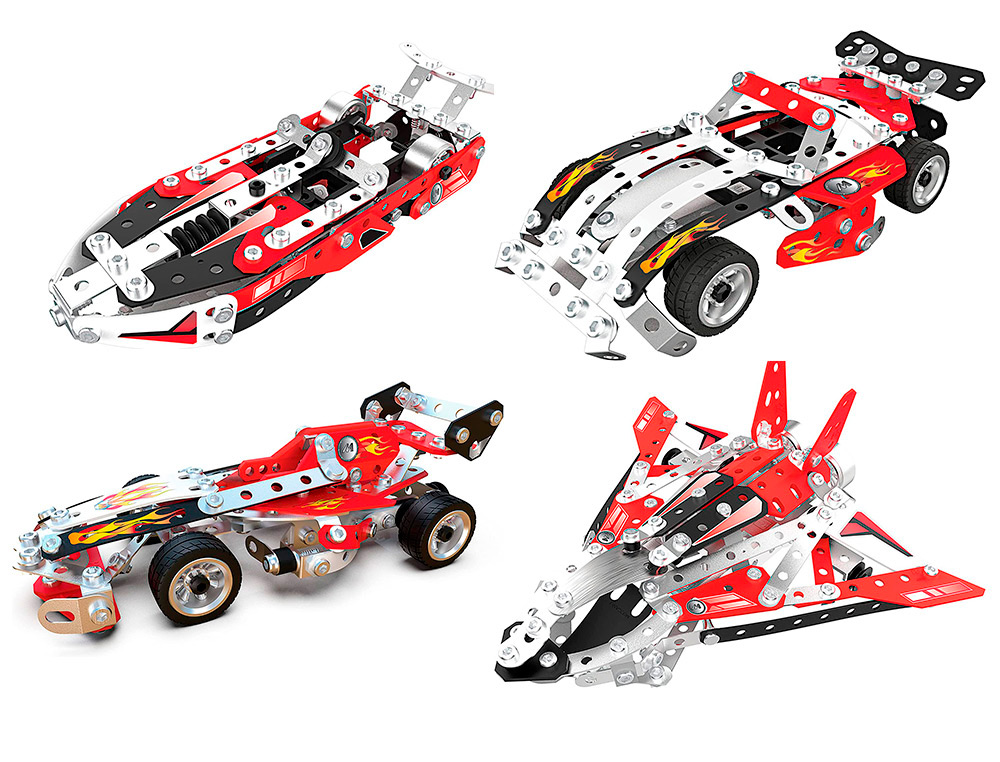 JEU DE CONSTRUCTION MECCANO VOITURES DE COURSE 10 MOD LES 225 PI CES