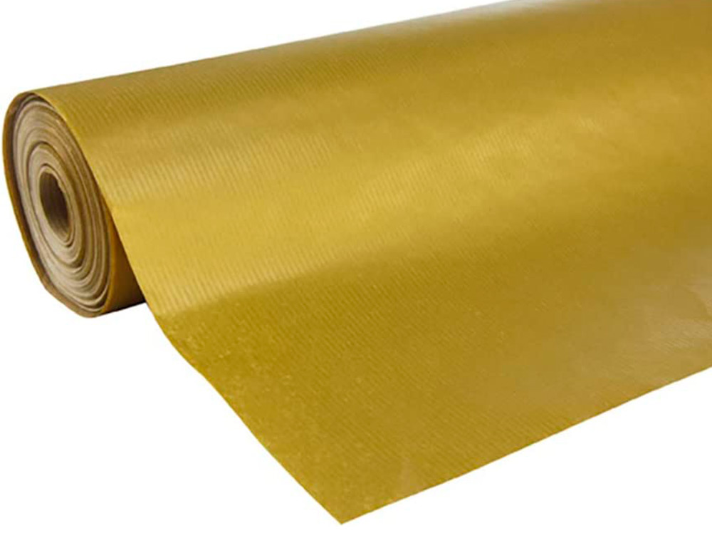 ROULEAU PAPIER CADEAU KRAFT RECYCLE AUX MOTIFS            CLAIREFONTAINE  OR 250M X     0,70M  60G.